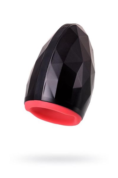 Erotist Magma; Rechargeable Masturbator With Heating, Silicone, Black, zdjęcie 1