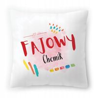 Poduszka Dla Chemika Na Urodziny Prezent Z Nadrukiem Ze Zdjęciem