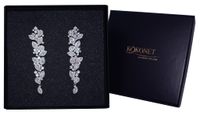 Kolczyki ślubne JANUA silver KOKONET 8-0405
