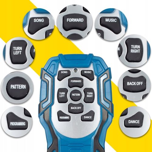 ROBOT ZDALNIE STEROWANY NA PILOTA INTERAKTYWNY TAŃCZY CHODZI ŚPIEWA MUZYKA na Arena.pl