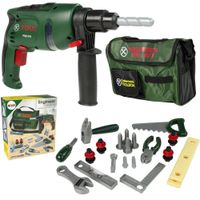 Zestaw Majsterkowicza w Torbie Wiertarka Młotek Piła Klucz Francuski