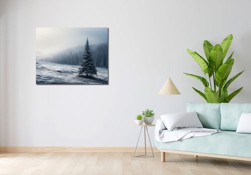 Obraz 90x70cm Samotna Choinka na Arena.pl