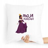 Poduszka Prezent Dla Dziewczyny Moja Królowa Z Nadrukiem Ze Zdjęciem