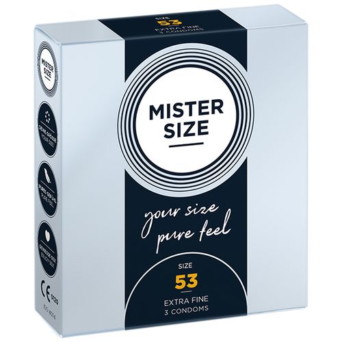 Mister.size Condoms 53 Mm 3 Pieces na Arena.pl