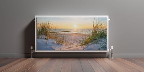 MASKOWNICA Magnetyczna Na Grzejnik KRAJOBRAZ Plaża Słońce 120cm x 60cm na Arena.pl