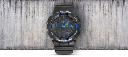 zegarek męski casio g-shock ga-100-1a2er + box na Arena.pl