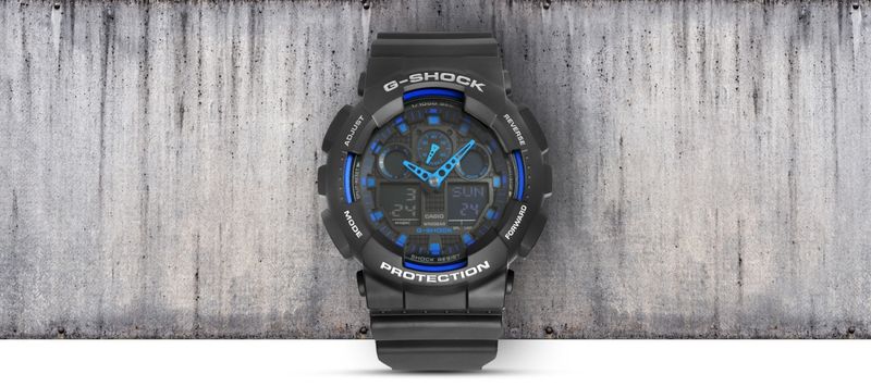 zegarek męski casio g-shock ga-100-1a2er + box zdjęcie 14