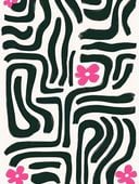 Plakat 60x80cm Kreski Minimalistyczny , Wnętrza Styl Skandynawski, Boho