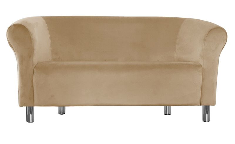 Sofa Milo MG06 jasny brąz nogi chrom zdjęcie 1