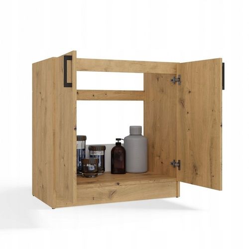 SZAFKA KUCHENNA DOLNA POD ZLEWOZMYWAK KATIA 80 CM DĄB ARTISAN na Arena.pl