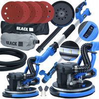 SZLIFIERKA ŻYRAFA DO GIPSU GŁADZI BEZPYŁOWA SKŁADANA SAMOZ. + LED 360