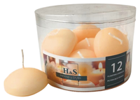 Świece pływające RAK (06985) Home & Style (48/28) kremowy ~4h 12szt.