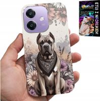 ETUI DO OPPO A40 / A40M - PSIE RASY PSIE WZORY POKROWIEC + FOLIA