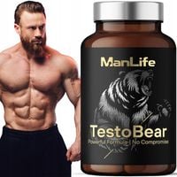 TESTOSTERON tabletki | Naturalny Booster TESTOSTERONU | ManLife TestoBear