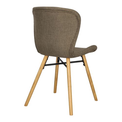 Krzesło Batilda Khaki tapicerowane na Arena.pl