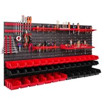 Tablica warsztatowa narzędziowa 156 x 78 cm ścianka garaż