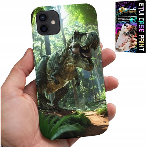 ETUI DO IPHONE 11 - DINO DINOZAUR TYRANOZAUR CASE + SZKŁO na Arena.pl