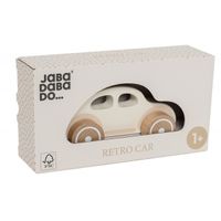 DLA DZIECI DREWNIANY SAMOCHÓD DO PCHANIA  BEZOWY