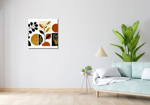Obraz 60x60cm Kolaż Botaniczny na Arena.pl