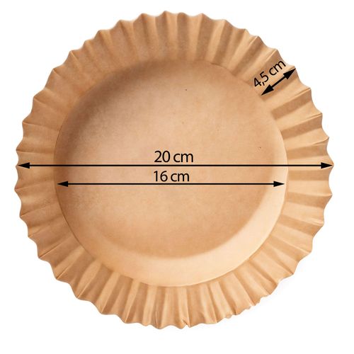 Papier do pieczenia w frytkownicy 20 cm Berdsen - 50 szt na Arena.pl