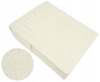 Prześcieradło frotte z gumką 140x200 Bielbaw kość słoniowa