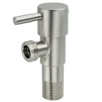 zawór kątowy ze stali nierdz. z głowicą ceramicną 1/2*1/2'' - h/zw-46-015