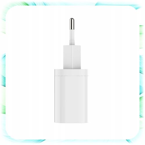 ŁADOWARKA SIECIOWA KOSTKA 2 Wejścia USB + TYP-C USB-C do Telefonu 25W biała na Arena.pl