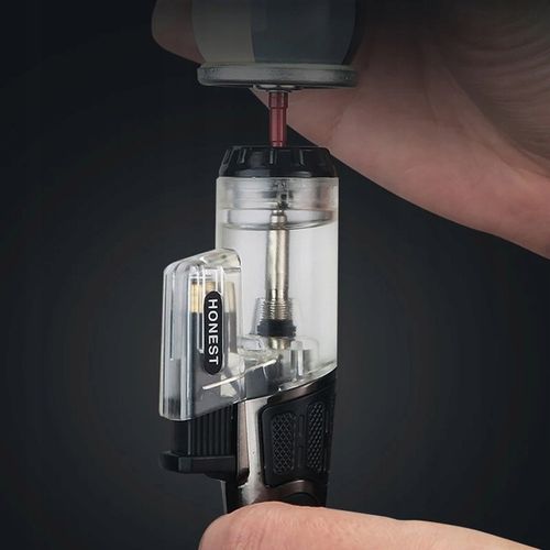 Zapalniczka żarowa palnik gazowy HONEST regulowana dysza i zawór do DynaVap na Arena.pl