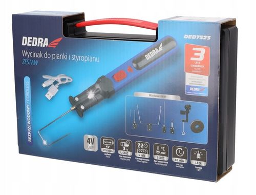 WYCINAK DO STYROPIANU BONIARKA DEDRA bezprzewodowy nóz termiczny 550°C na Arena.pl