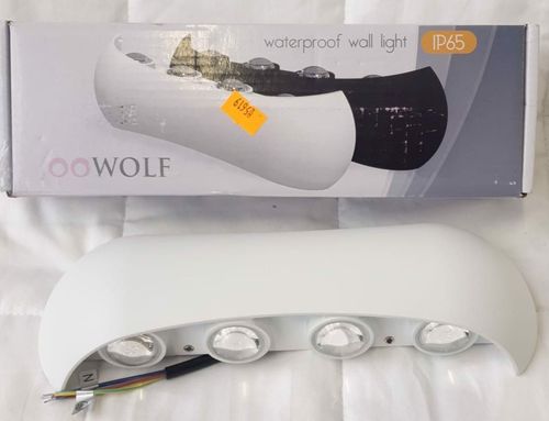 Kinkiet Wewnętrzny Zewnętrzny Led 8W Ip65 Biały na Arena.pl