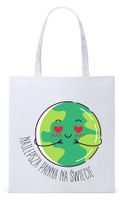 Dla Dziewczyny Żony Torba Eco Biała Shopper Z Nadrukiem Ze Zdjęciem