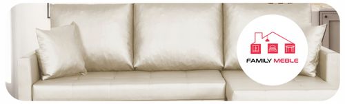 Narożnik rozkładany z funkcją spania ekoskóra Varius rogówka Family Meble na Arena.pl