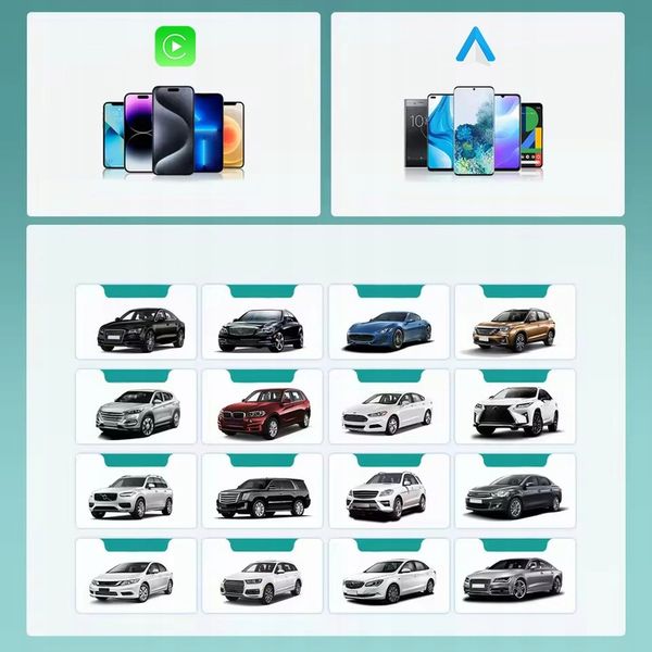 Bezprzewodowy Adapter Ottocast Mini 2w1 CarPlay / Android Auto CA505-T zdjęcie 7