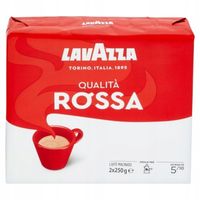 Włoska kawa Qualita Rossa dwupak 2x250 g na rynek włoski: 0,5 kg