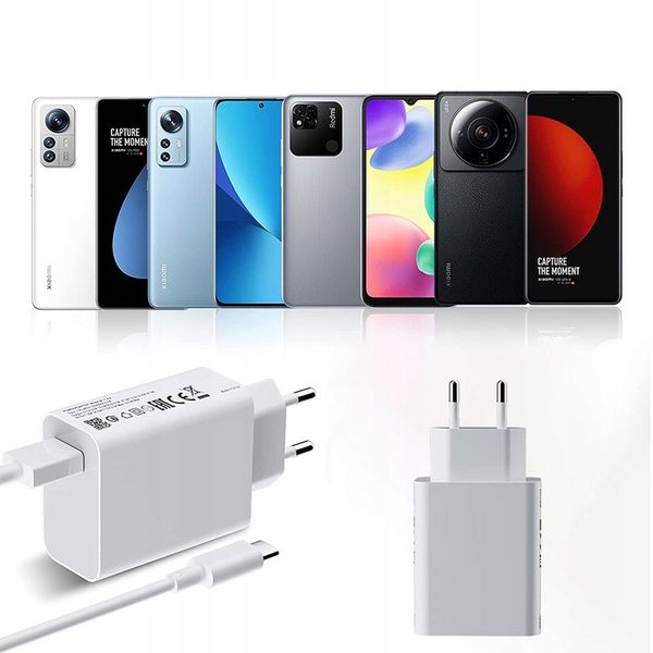 SZYBKA ŁADOWARKA DO XIAOMI REDMI NOTE 33W 3A + 1M KABEL USB TYP C 6A zdjęcie 9