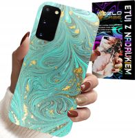ETUI DO SAMSUNG GALAXY S20 - MARMURKOWE WZORY + FOLIA HYDROŻEL