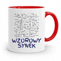 Kubek Czerwony Prezent Dla Syna Wzorowy Synek Z Nadrukiem Ze Zdjęciem