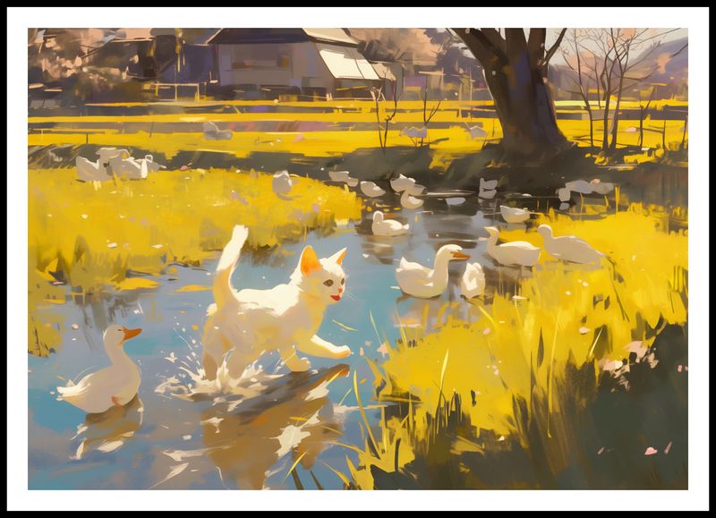 Plakat 100x70cm Słońce na Wsi zdjęcie 3