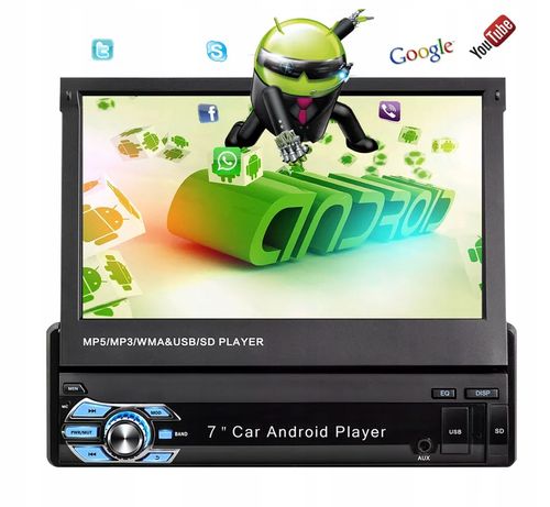 Radio samochodowe 1DIN MULTIMEDIALNE 7 cali ANDROID 12 BT kamera na Arena.pl