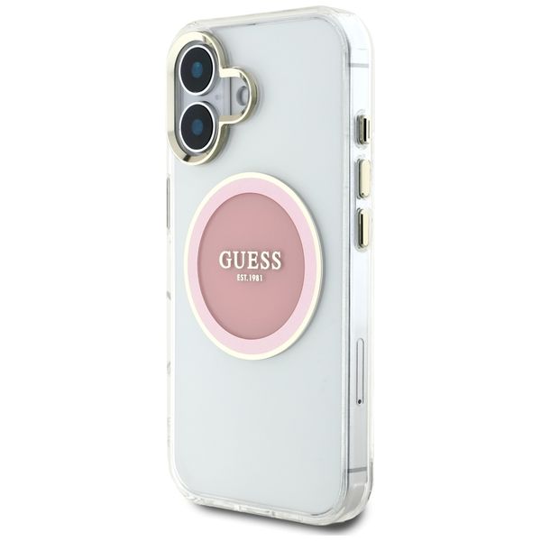 etui guess iml metal colored circle      classic logo magsafe do zdjęcie 2
