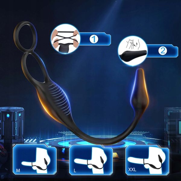 Masażer prostaty Cock Ring 7 trybów wibracji zdjęcie 13