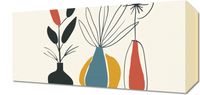 Obraz 40x20cm Kwieciste Wzory
