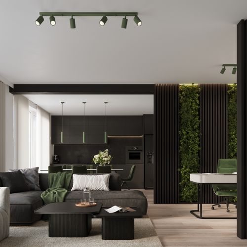 Plafon KARBON 4L zielony oliwkowy na Arena.pl