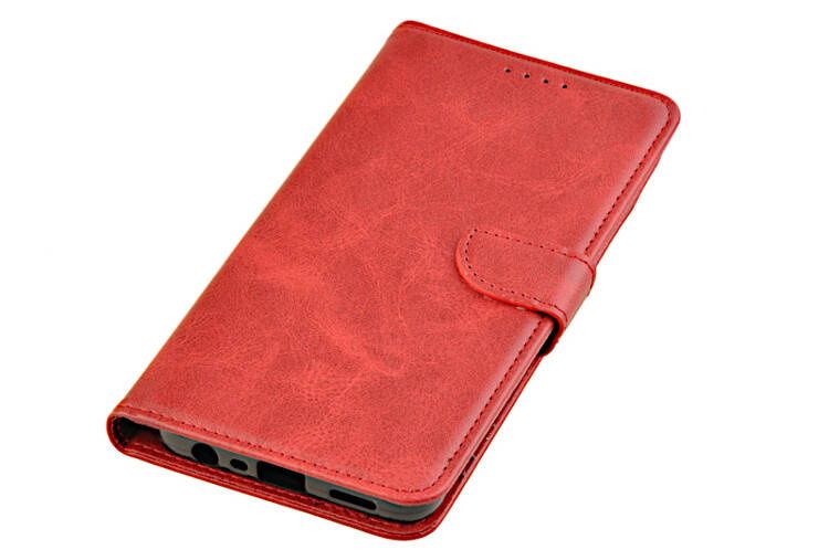 Etui portfel Wallet do Oppo A78 4G czerwony zdjęcie 2
