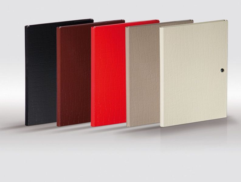 Teczka Zatrzask Kroko Biała zdjęcie 1