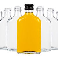 10x butelki PIERSIÓWKA 200 ml z zakrętkami na nalewki wino wódkę