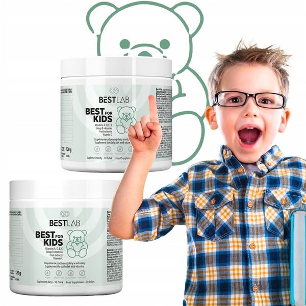 2x BestForKids Best Lab Witaminy Dla Dzieci Żelki BestLab Best For Kids zdjęcie 1