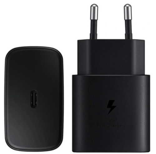 Szybka ładowarka sieciowa 25W USB C + kabel 1M do Samsung Galaxy S10, S20, S21, S22 CZARNY na Arena.pl