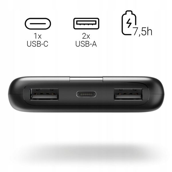 Powerbank 10000 mAh Hama Performance 1x USB-C, 2x USB-A power bank zdjęcie 2
