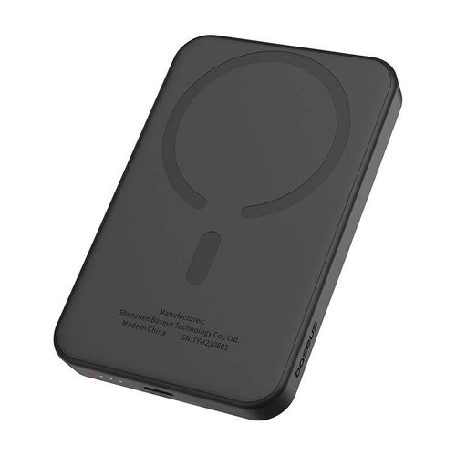 Magnetyczny mini powerbank Baseus 5000mAh, USB-C 20W (czarny) na Arena.pl